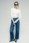 Crush Curve Ankle Jeans HJ052