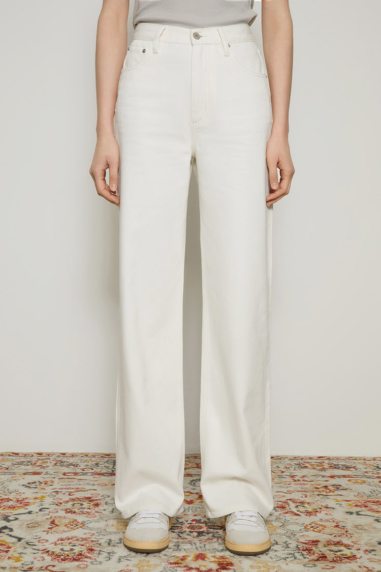 Coney Island Whitefish High Rise Wide Jeans HJ007