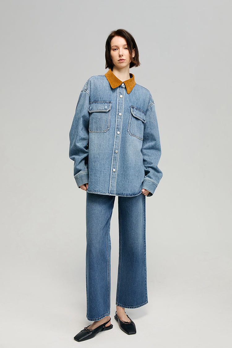 California Sunset Denim Shirt HJ902