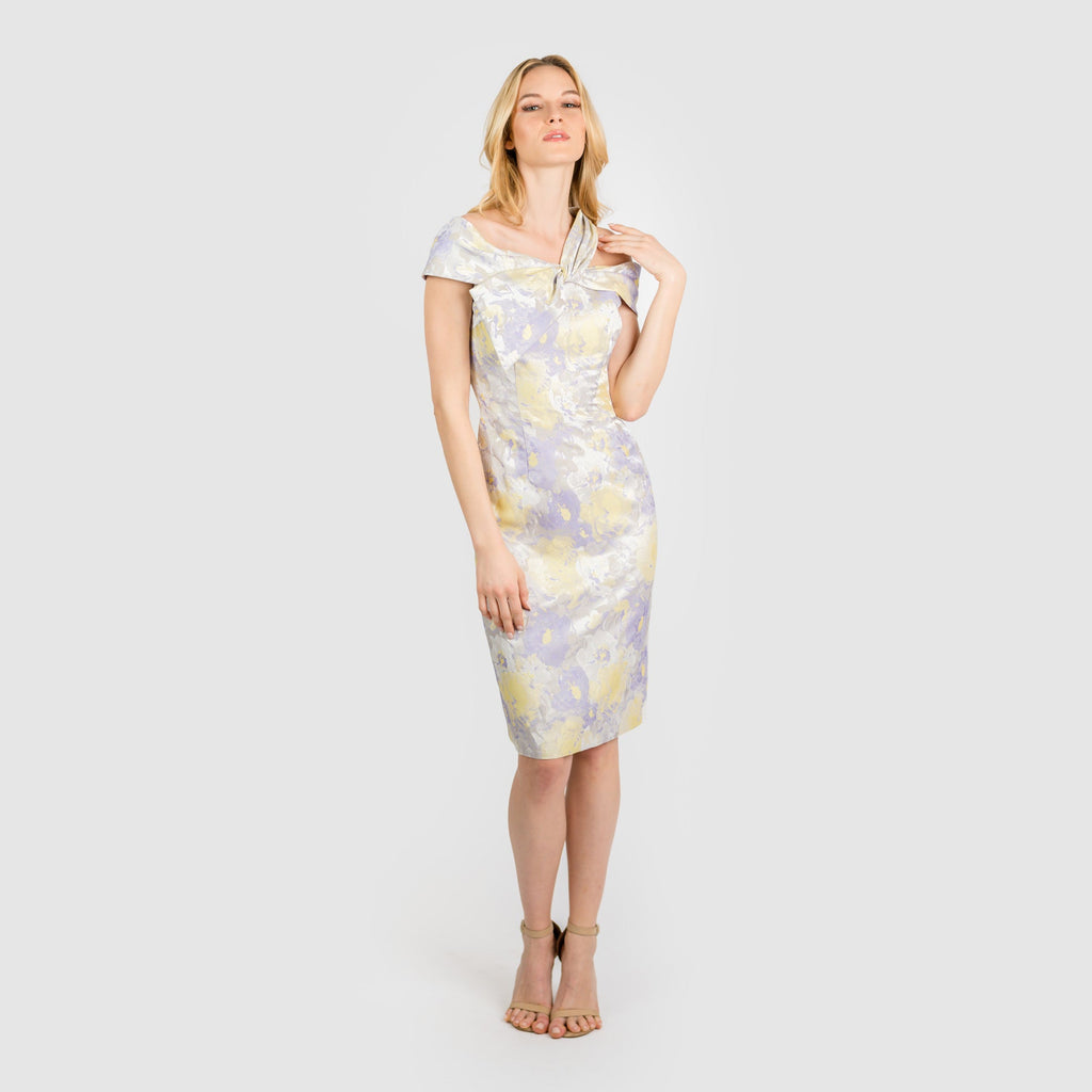 The Off The Shoulder Bow Sheath Classic