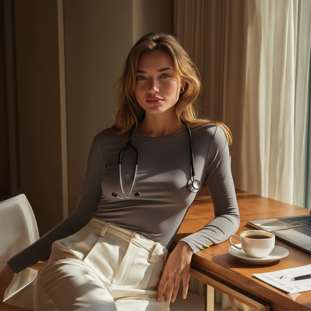 Drew Grey Long Sleeve Crew