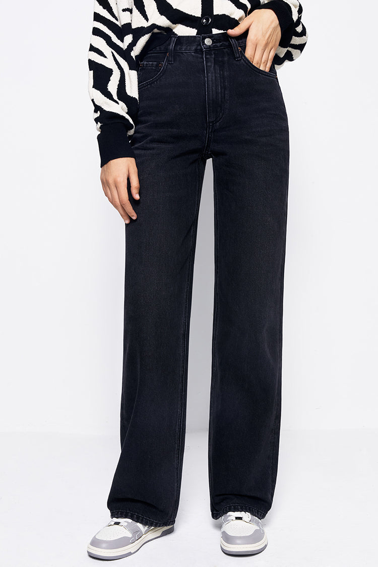 Coney Island Whitefish High Rise Wide Jeans HJ007