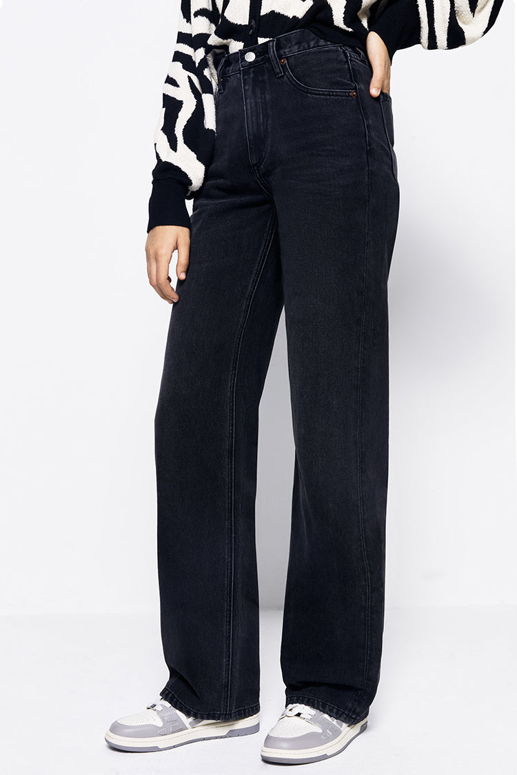 Coney Island Whitefish High Rise Wide Jeans HJ007