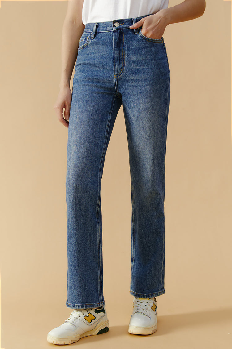 Activity Grrrl High Rise Kick Crop Jeans HJ017