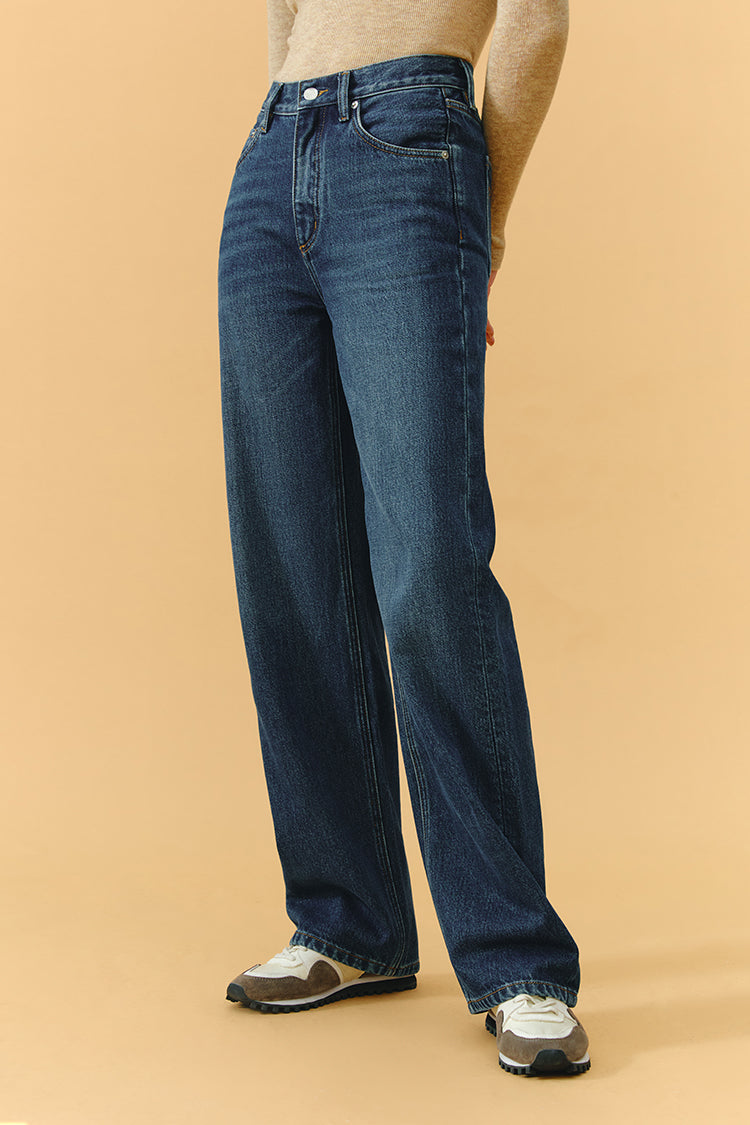 Coney Island Whitefish High Rise Wide Jeans HJ007
