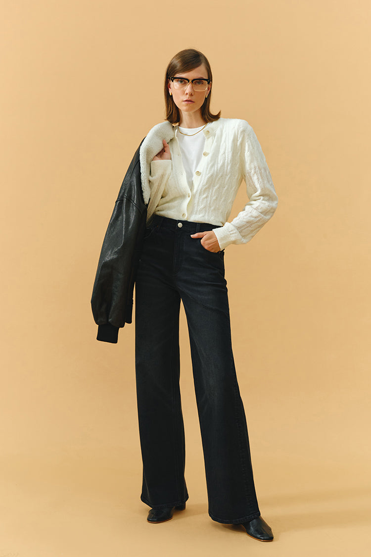 Angeles High Rise Baggy Jeans HJ103