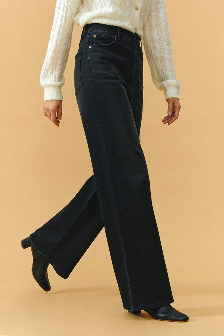 Angeles High Rise Baggy Jeans HJ103