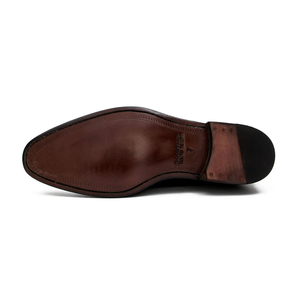 Goodyear Premium Double Monk Strap Shoes Green