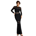 Fashion Women's Hot Diamond Mesh Dress Long Dress New