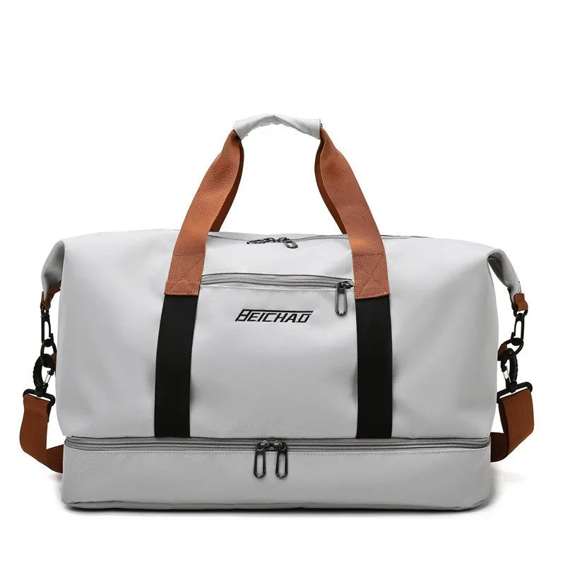 Gym Bag with Shoe Compartment