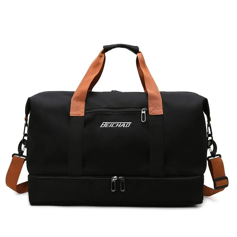 Gym Bag with Shoe Compartment