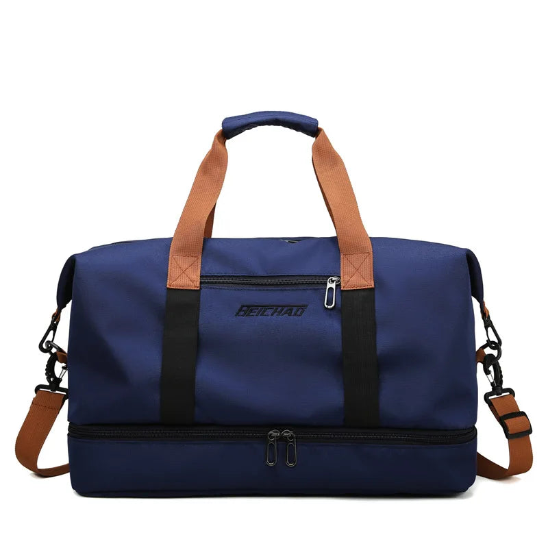 Gym Bag with Shoe Compartment