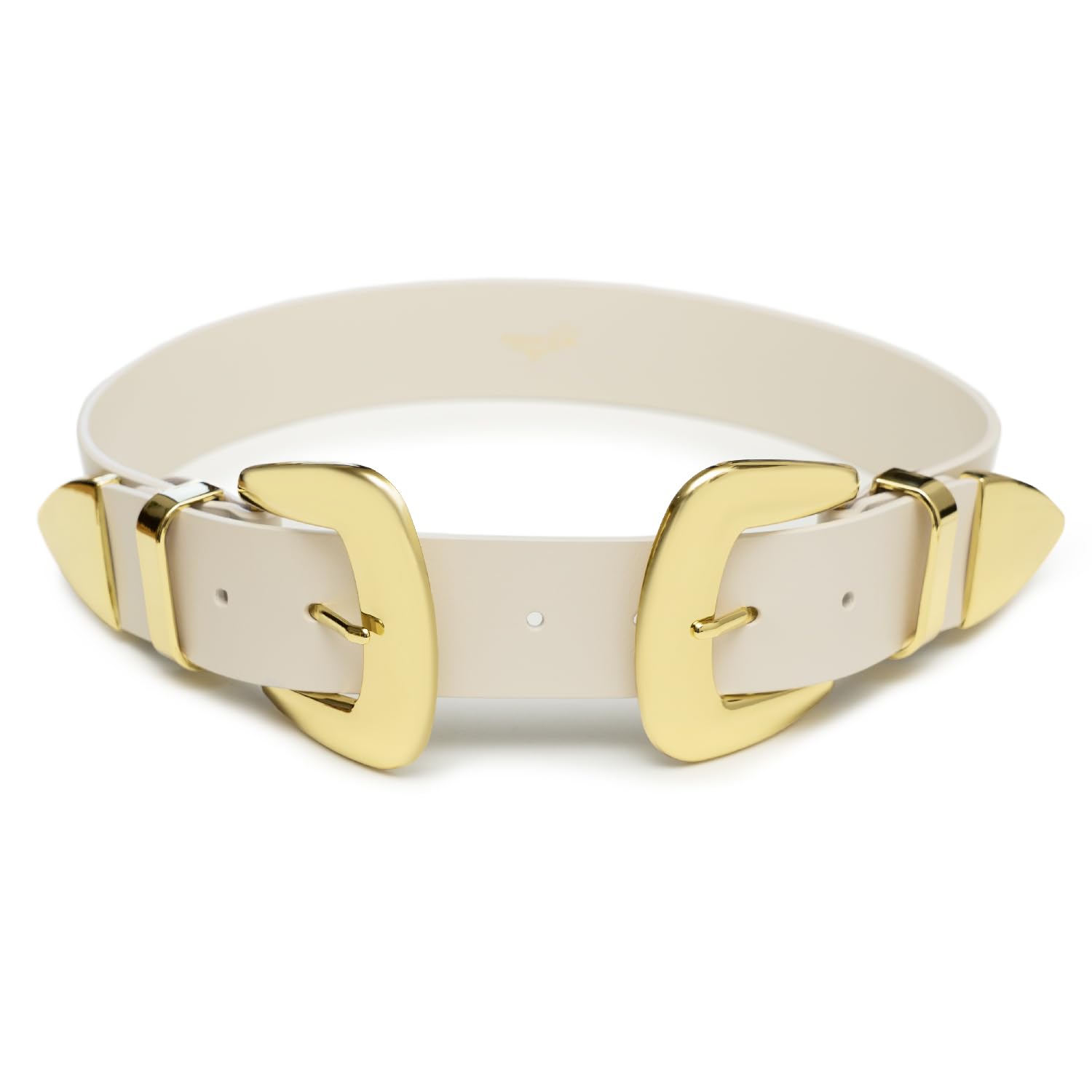 Double Buckle Western Waist Belt for Women