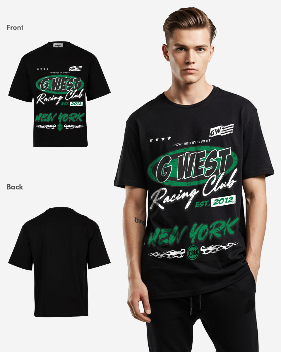 G West Racing Club Oversized Tee