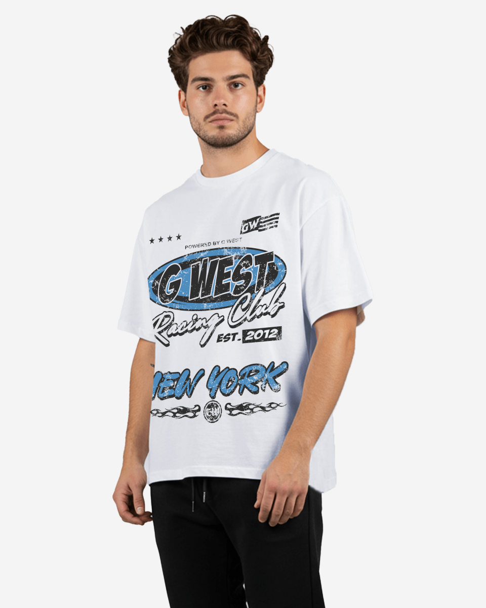 G West Racing Club Oversized Tee
