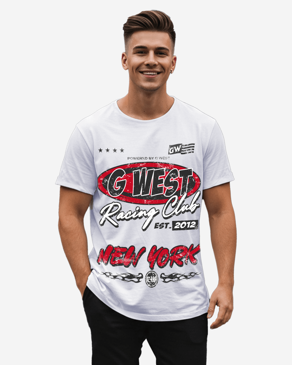 G West Racing Club Oversized Tee