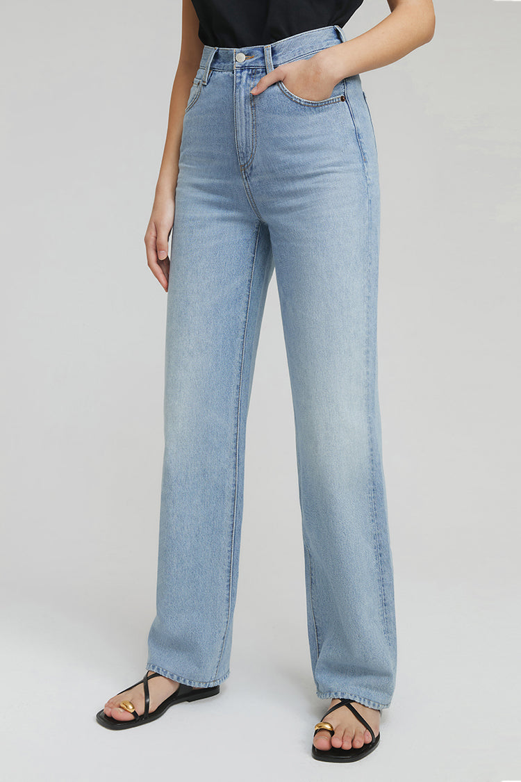 Coney Island Whitefish High Rise Wide Jeans HJ007