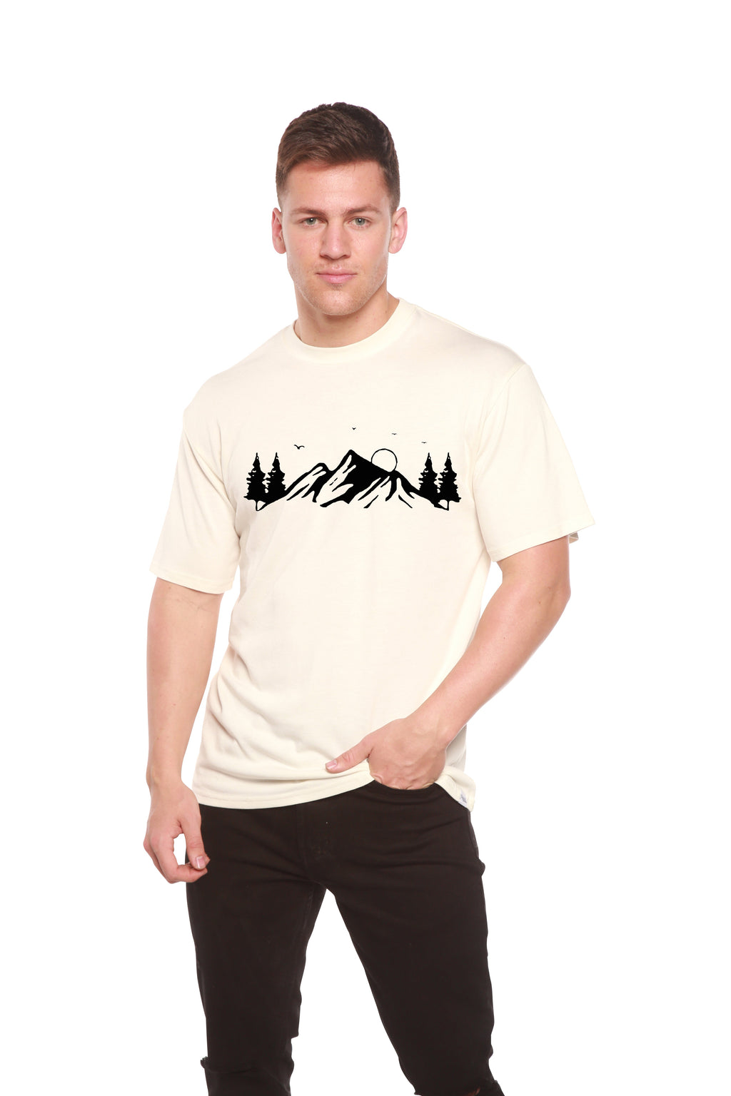 Men's Bamboo Viscose/Organic Cotton Short Sleeve T-Shirt