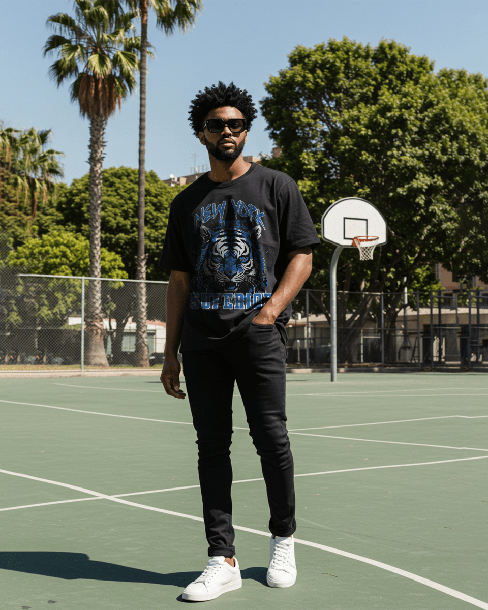 G-West New York Superior Oversized T-Shirt Mens